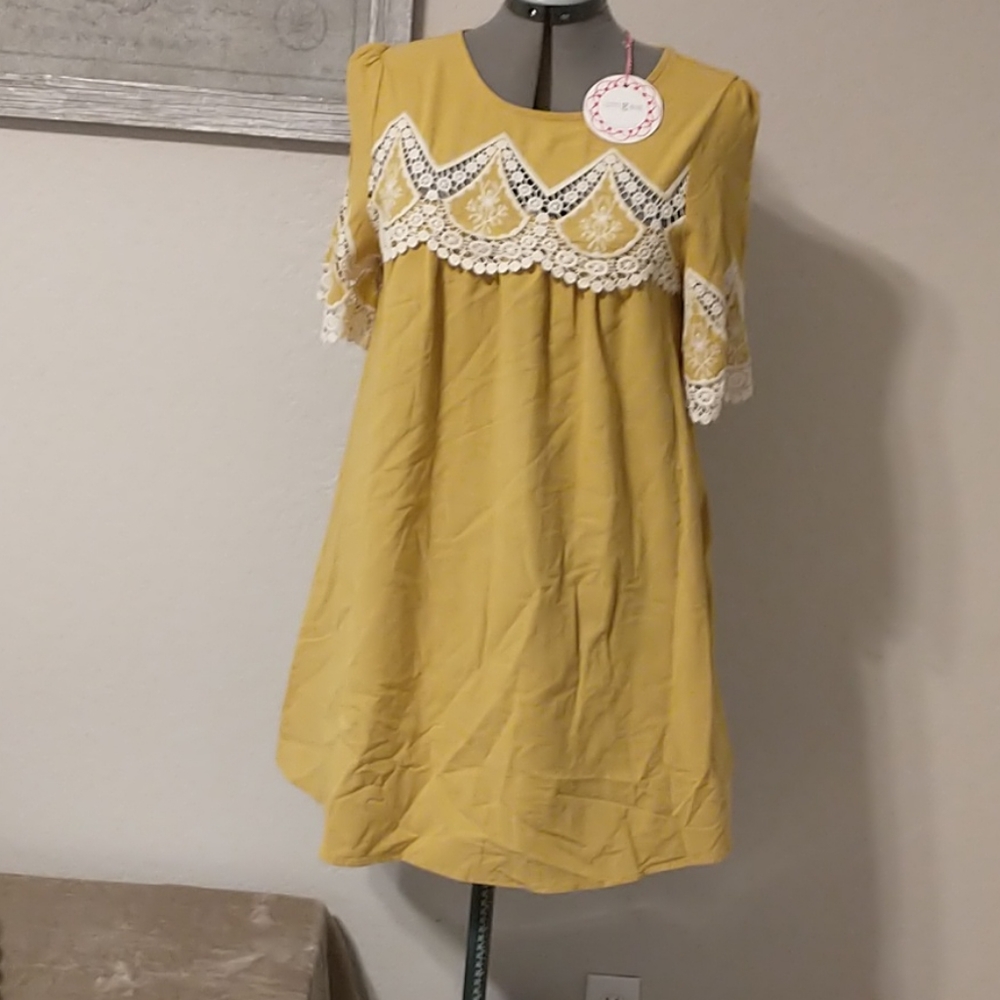 NWT Umgee Yellow Sundress